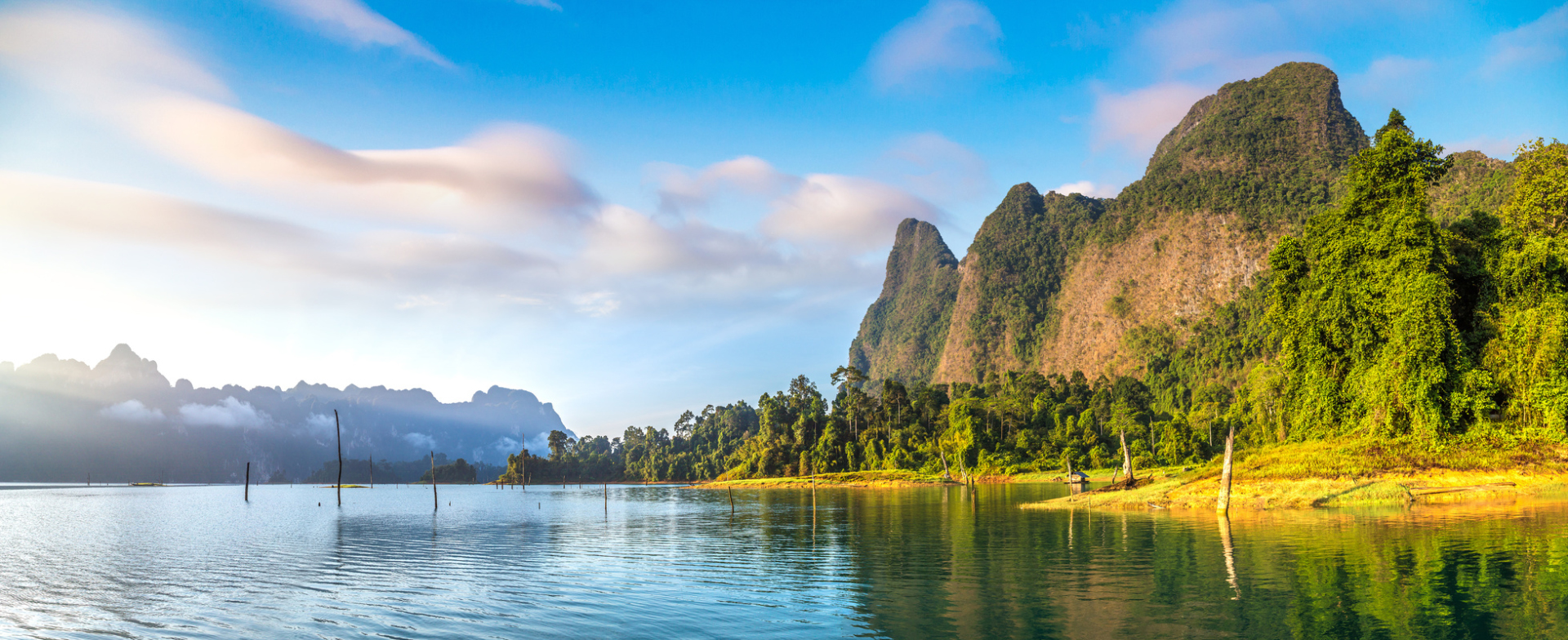 Lac Cheow Lan, parc national de Khao Sok
